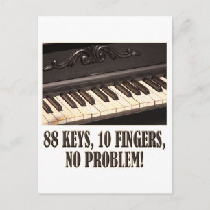Postal 88 Llaves, 10 dedos, ¡No hay problema!