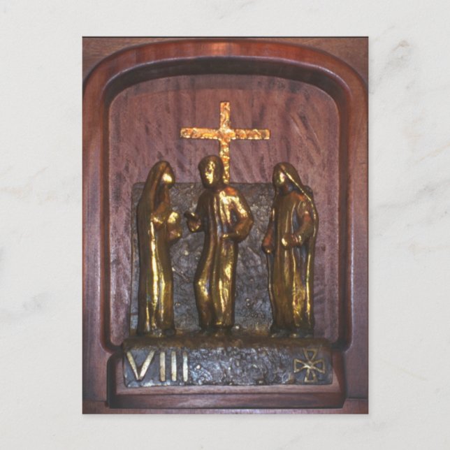 Postal 8.ª Estación de la Cruz (Anverso)