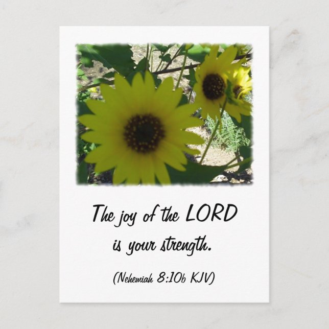 Postal 8:10 de Nehemiah (Anverso)