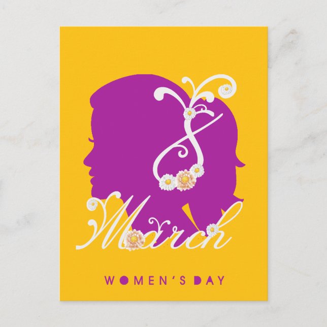 Postal 8 de marzo de 2025, Día Internacional de la Mujer (Anverso)