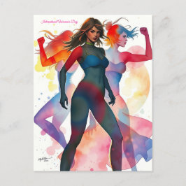 Postal 8 de marzo Día Internacional de la Mujer