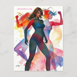 Postal 8 de marzo Día Internacional de la Mujer