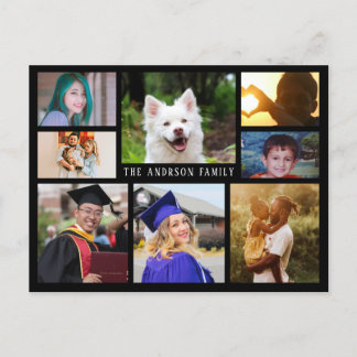 Postal 8 Fotos familia de fotos en Instagram Postcard