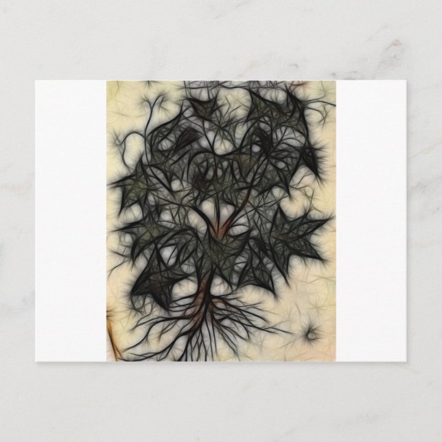 Postal 8 - Sombra del engranaje de la vagina (Anverso)