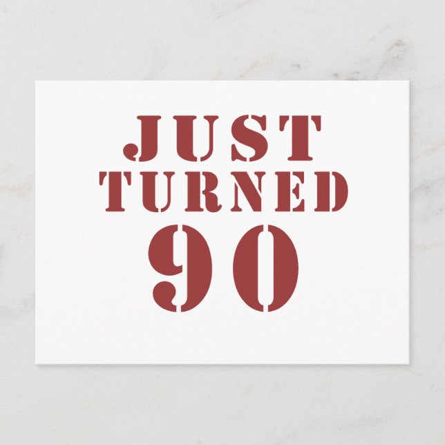 Postal 90 Apenas Cumpleaños (Anverso)