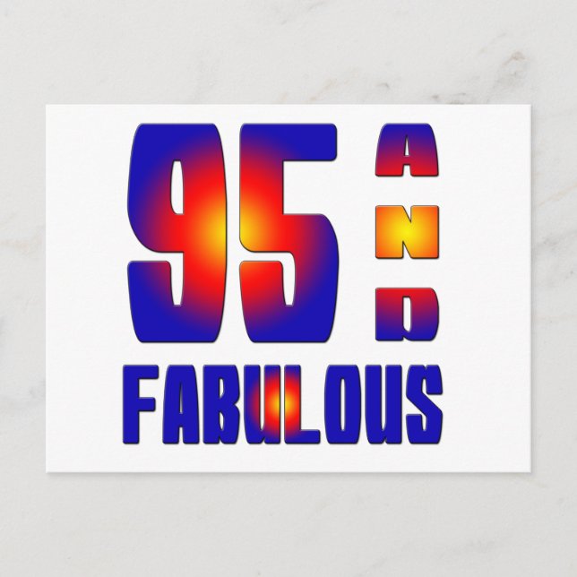 Postal 95 Y Fabuloso (Anverso)