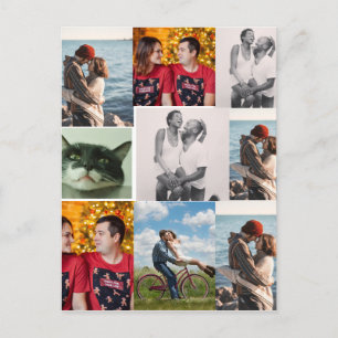 Postal 9 Fotos Colage Personalizado Personalizado