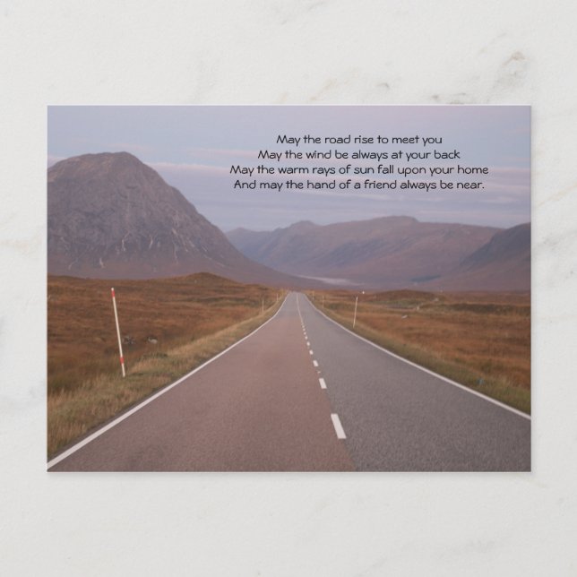 Postal A82 Glen Coe Road (Anverso)