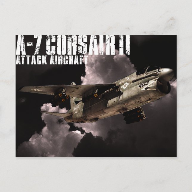 Postal A-7 Corsair II (Anverso)