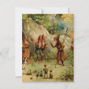 Postal "A Council of Gnomes" por E S Hardy