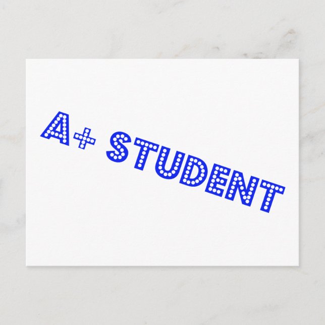 Postal A+ Estudiante (Anverso)