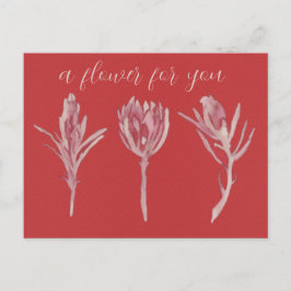 Postal A flower for you