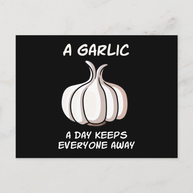 Postal A Garlic A Day Garlic Vegetable Cook (Anverso)
