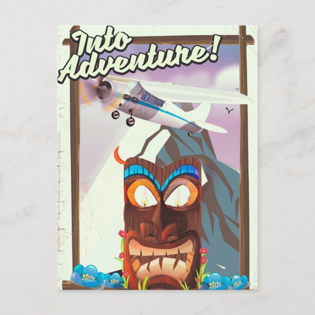 Postal ¡a la aventura! (Anverso)