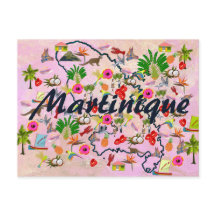 Postal a la carta de Martinica