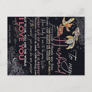 Postal A la carta de mi marido   Mejor regalo del Día del