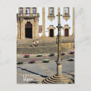Postal A la iglesia Viseu Portugal