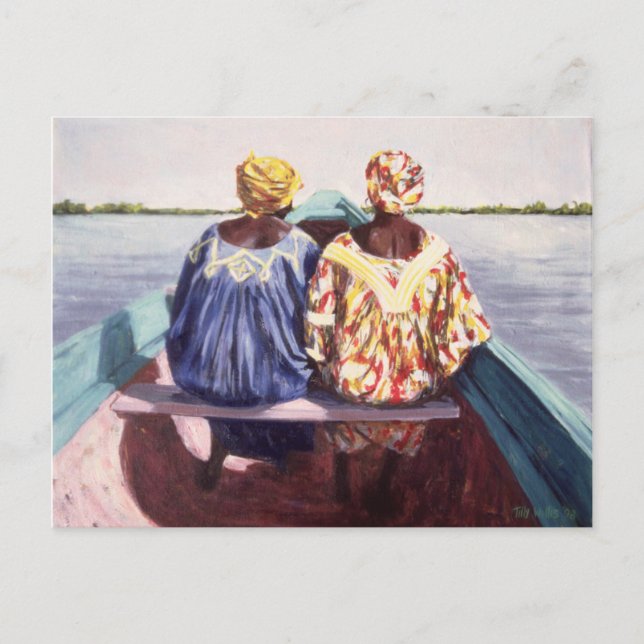 Postal A la isla 1998 (Anverso)