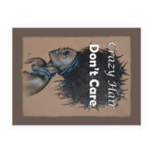 A la mujer africana loca no le importa una cita gr