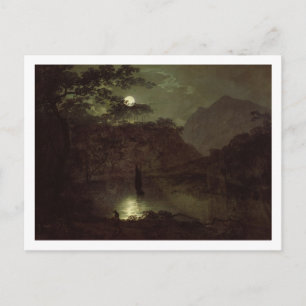 Postal A Lake by Moonlight, c.1780-82 (aceite sobre lienz