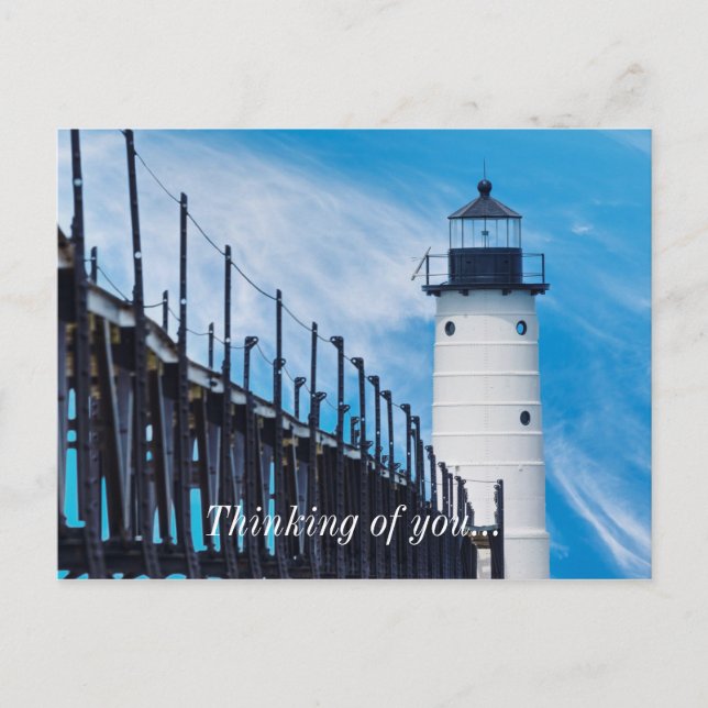 Postal A Lo Largo De Manistar Pensando En Tu Postcard (Anverso)