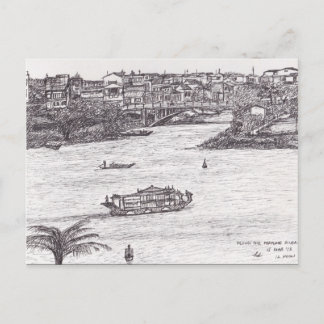 Postal A lo largo del río Perfume