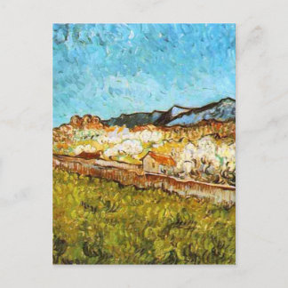 Postal A los pies de las montañas Van Gogh Bella Artes