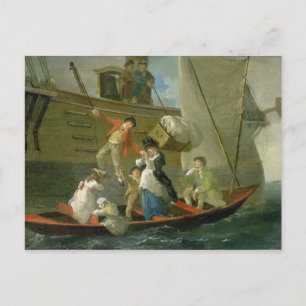 Postal A Married Sailor's Adieu, c.1800 (oil on panel)