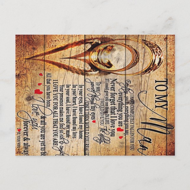 Postal A mi amor | Mi marido presente | Oferta de cotizac (Anverso)