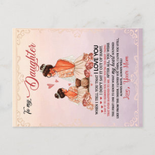 Postal A Mi Hija Regalo, Hija Y Mamá, Carta De Amor