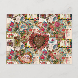 Postal A Mi Propio Amor Verdadero ~ Valetines Vintage