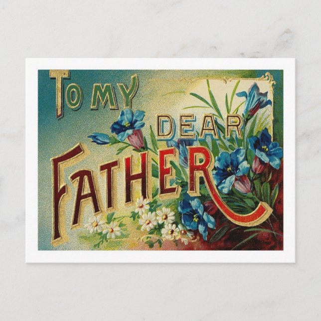 Postal A Mi Querido Padre - Postcard (Anverso)