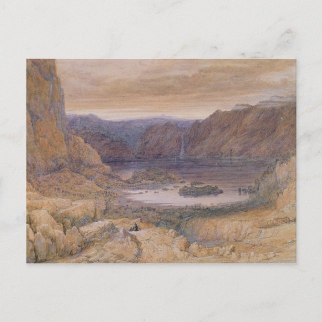 Postal A Mountain Lake, Noruega, c.1827 (Anverso)