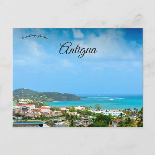 Postal A Municipality on the Southern Coast of Antigua (Anverso)