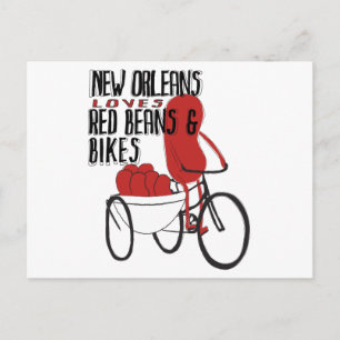 Postal A Nueva Orleans le gustan los frijoles rojos y las