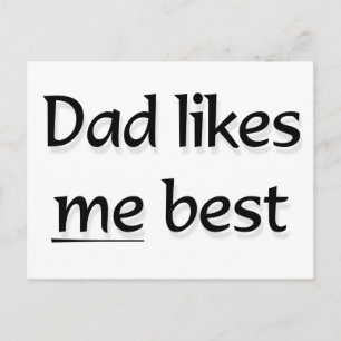 Postal A papá le gusta más