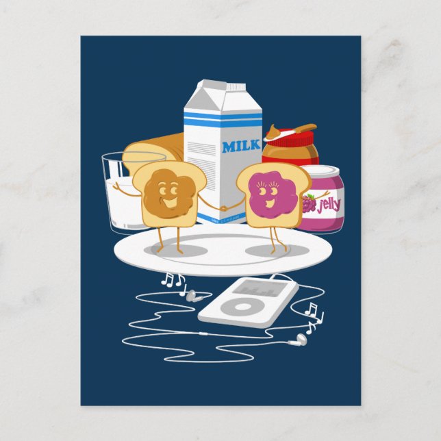 Postal A PB le gusta J (Anverso)