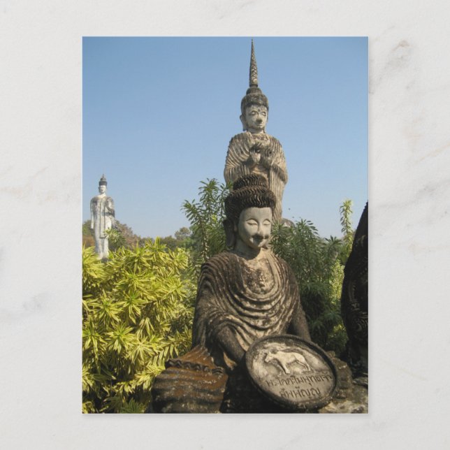 Postal ¿A Quién Adoras? Nong Khai, Isaan, Tailandia (Anverso)