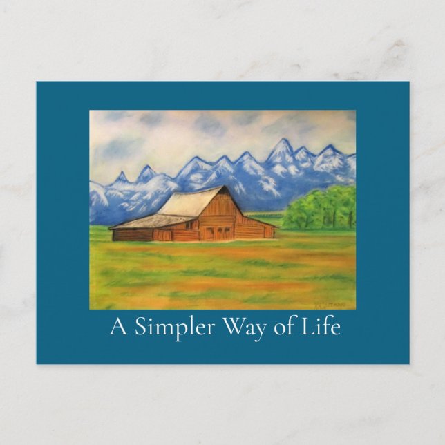 Postal A Simpler Way of Life  (Anverso)