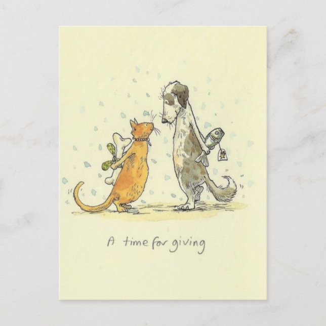 Postal A time for giving (Anverso)