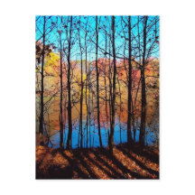 A través de árboles