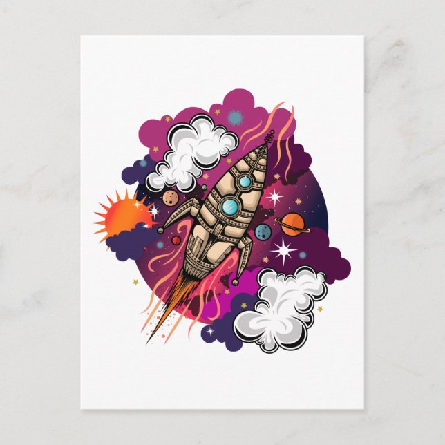 Postal A Través De La Galaxia (Anverso)