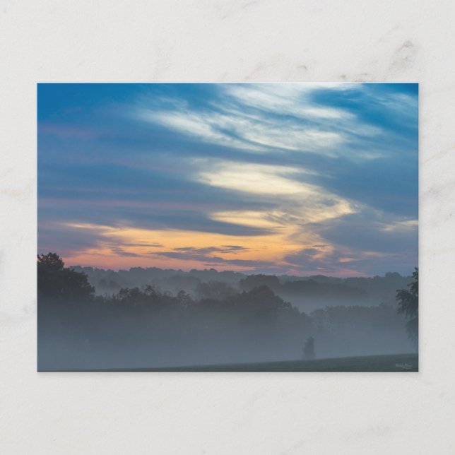 Postal A través de la niebla (Anverso)