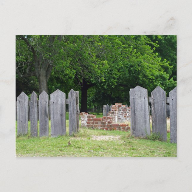 Postal A Través De La Valla (Anverso)