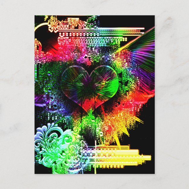 Postal A través del corazón 5 (Anverso)