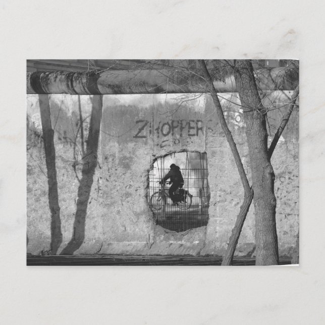 Postal A través del Muro de Berlín III (Anverso)