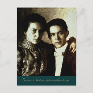 Postal A veces el corazón ve lo que es invisible...