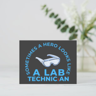 POSTAL A VECES UN HÉROE PARECE UN TÉCNICO LABORAL