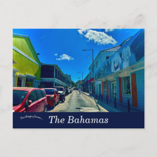 Postal  A View of Nassau The Bahamas