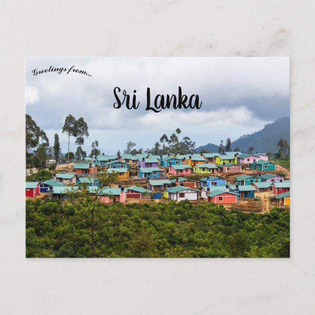 Postal A View of Ragala Sri Lanka (Anverso)
